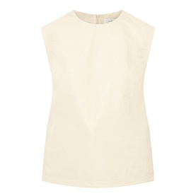 Fiza Leather Top