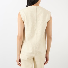 Fiza Leather Top