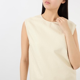 Fiza Leather Top