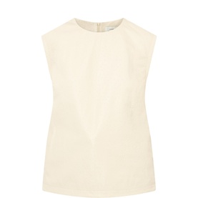 Fiza Leather Top
