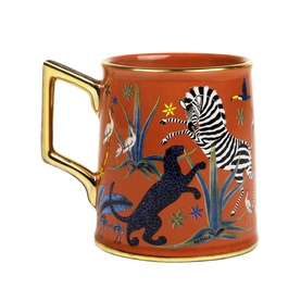 Hand-Decorated Ceramic Mug