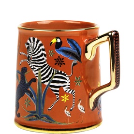 Hand-Decorated Ceramic Mug