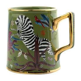 Hand-Decorated Ceramic Mug