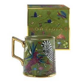 Hand-Decorated Ceramic Mug
