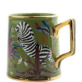 Hand-Decorated Ceramic Mug