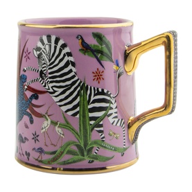 Hand-Decorated Ceramic Mug