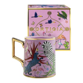 Hand-Decorated Ceramic Mug