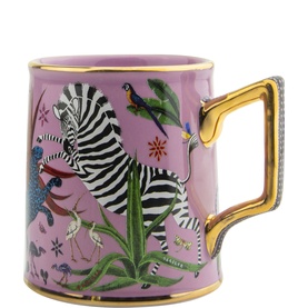 Hand-Decorated Ceramic Mug