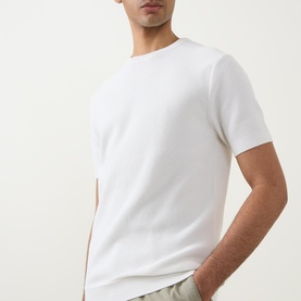 Solid Knitted T-Shirt
