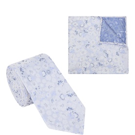 Floral Pocket Square & Tie