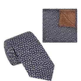 Leaf Pocket Square & Tie