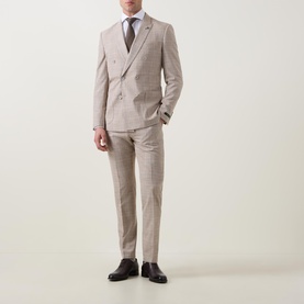 Marcelo Check Suit Trousers