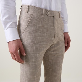 Marcelo Check Suit Trousers