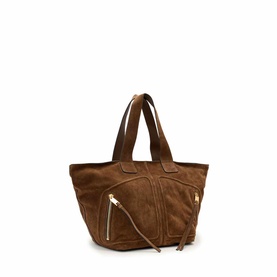 Jean Rey Suede Tote Bag