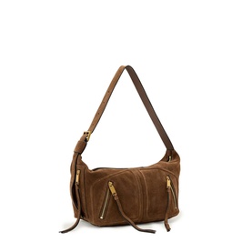 Jean Rey Suede Shoulder Bag