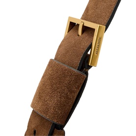 Jean Rey Suede Shoulder Bag