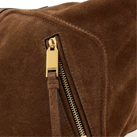Jean Rey Suede Shoulder Bag