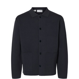 Mike Knitted Polo Cardigan