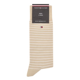 Two-Pack Logo Striped Socks