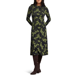 Alison Botanical Flared Dress