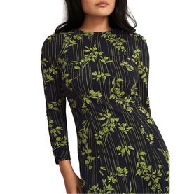 Alison Botanical Flared Dress
