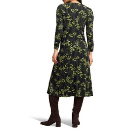 Alison Botanical Flared Dress