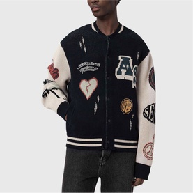 Chase Baseball Logo Oversized Cardigan
