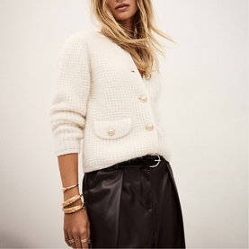 Harry Textured Knitted Cardigan