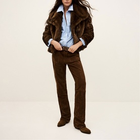 Foxy Faux Fur Cropped Coat