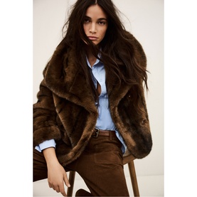Foxy Faux Fur Cropped Coat