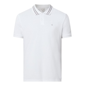Monogram Logo Tipped Polo Shirt