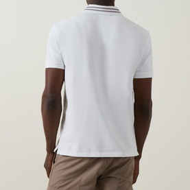 Monogram Logo Tipped Polo Shirt