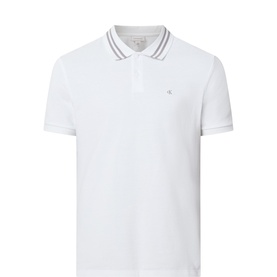Monogram Logo Tipped Polo Shirt
