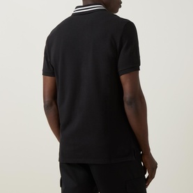 Monogram Logo Tipped Polo Shirt