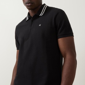 Monogram Logo Tipped Polo Shirt