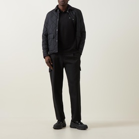 Monogram Logo Tipped Polo Shirt