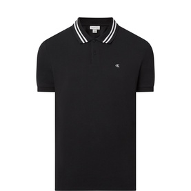 Monogram Logo Tipped Polo Shirt