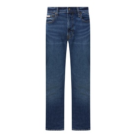 Mid-Rise Tapered Slim Leg Jeans