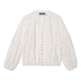 Floral Jacquard Blouse