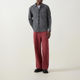 Wellsville Logo Check Shirt