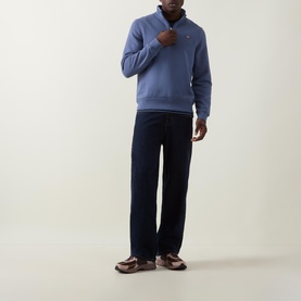 Oakport Logo Half Zip Sweatshirt