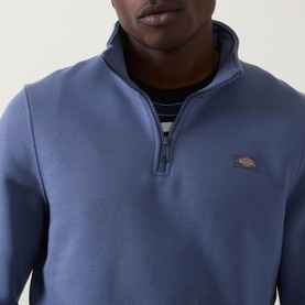 Oakport Logo Half Zip Sweatshirt