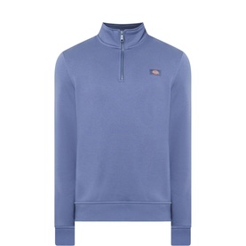 Oakport Logo Half Zip Sweatshirt