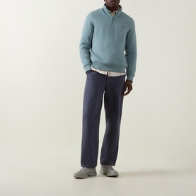 Oakport Logo Half Zip Sweatshirt