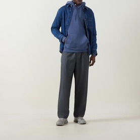 Oakport Logo Drawstring Hoodie