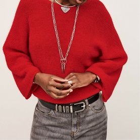 Isaac Reversible Cropped Sweater