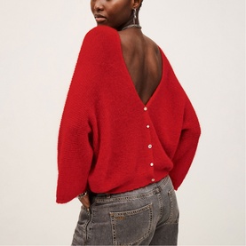 Isaac Reversible Cropped Sweater