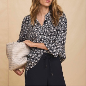 Geo Printed Resort Shirt