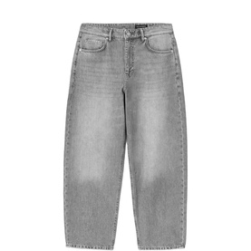 Curve Barrel Leg Jeans