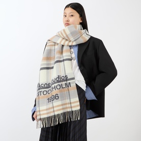 Venus Check Logo Scarf